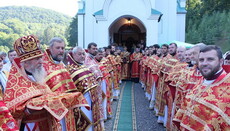 Осійський монастир молитовно вшанував свого небесного покровителя
