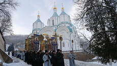 У Святогірській Лаврі зустріли великі святині Божої Матері (ФОТО)