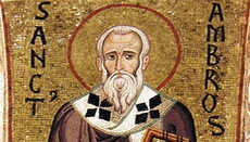 20 грудня – пам'ять святителя Амвросія, єпископа Медіоланського