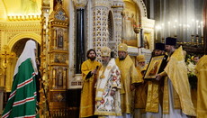 У восьму річницю своєї інтронізації Предстоятель РПЦ молився за мир в Україні