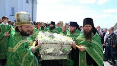 10-12 травня в Почаївській Лаврі святкують День обрітення мощей преподобного Амфілохія