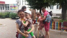 В Запорожской епархии чудотворную икону «Боянская» привозили в детскую областную больницу