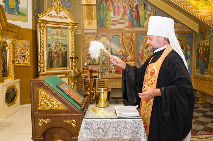 Киевский патриархат освятил икону для скандального сайта «Миротворец»