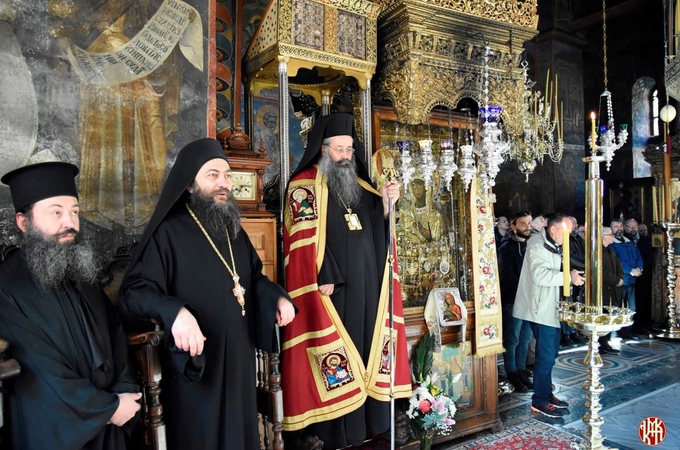 Афонские монахи почтили память самого известного сербского святого (ФОТО)