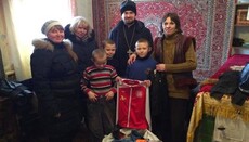Бориспольская епархия УПЦ раздала 3 тонны гуманитарной помощи