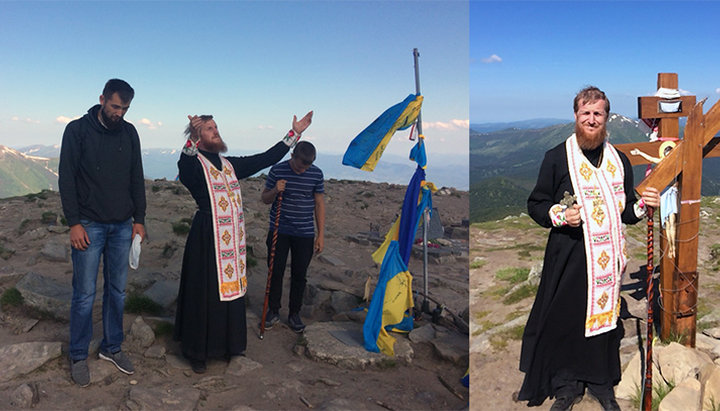 Священик підкорив Говерлу, щоб помолитися про мир в Україні