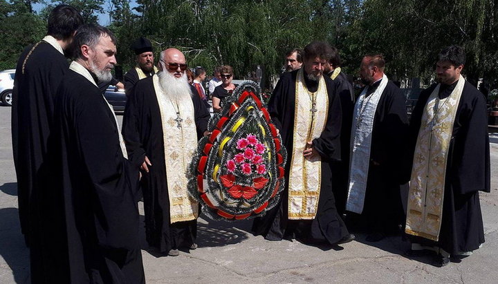 В Запорожской епархии совершили панихиду по погибшим на Донбассе летчикам