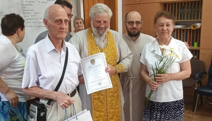 В Киевской митрополии поздравили семьи, прожившие в браке более 50 лет