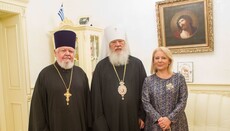 Митрополит Агафангел вручил церковную награду генконсулу Греции в Одессе