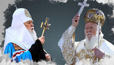 "Patriarch" Filaret does not want to dance to Patriarch Bartholomew's tune