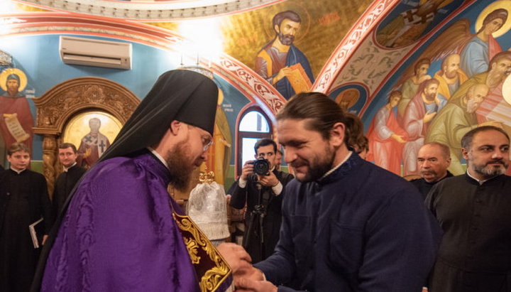 В храме резиденции Предстоятеля УПЦ состоялась хиротония архим. Дионисия