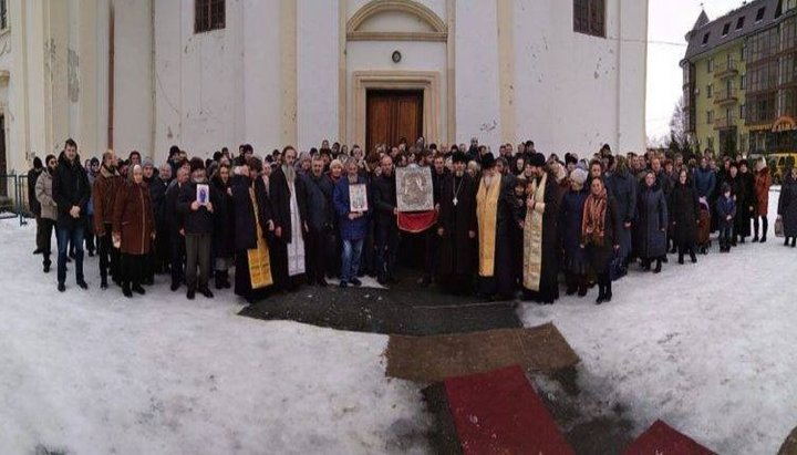 В Богородчанах описали имущество в захваченном храме УПЦ