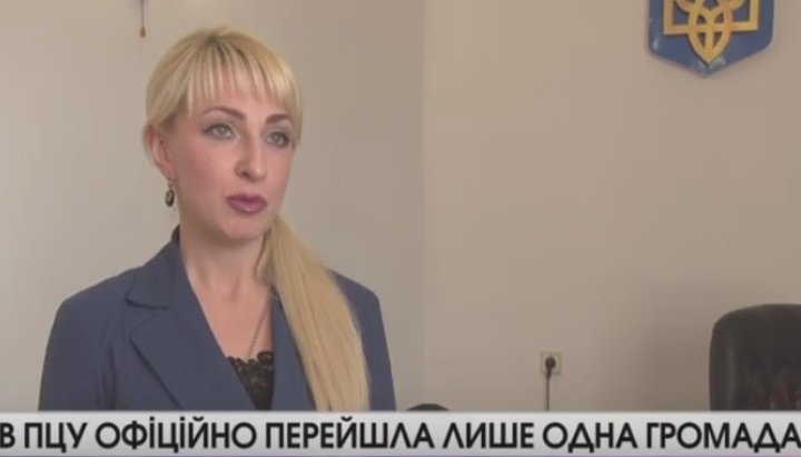Начальник управления культуры по вопросам религий и национальностей Волынской ОГА Ольга Чубара. 