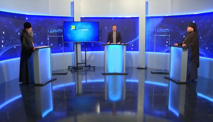 Debate "The process of creating the Local Church: Zaporozhye aspect" on the "UA: Zaporozhye" TV channel between a UOC hierarch and a representative of the Kiev Patriarchate