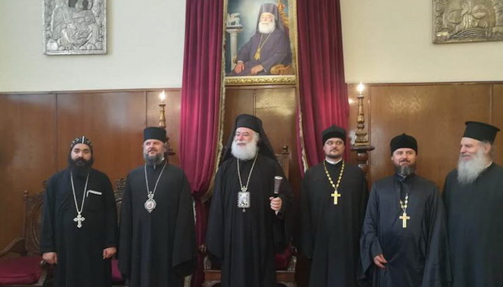 Патриарх Александрийский принял делегацию из Московской духовной академии