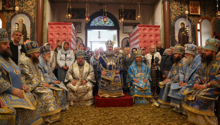 Празднования Положения ризы Божией Матери в скиту села Томашовка. Фото: Киево-Печерская лавра