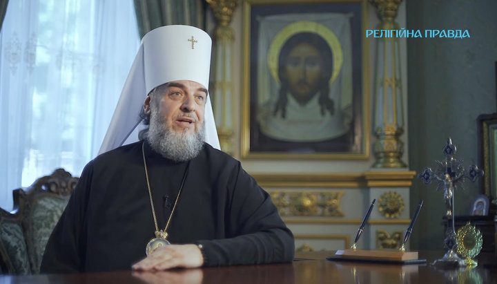 Колишній правлячий архієрей Вінницької єпархії УПЦ Симеон (Шостацький). Фото: скрин відео