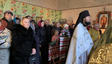 В селе Долино-Каменка община возрождает храм, разрушенный коммунистами