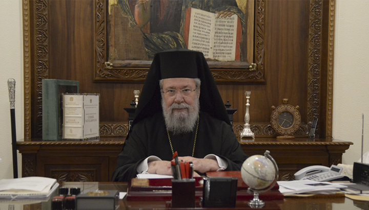 Архиепископ Новой Юстинианы и всего Кипра Хризостом II. Фото: romfea.gr