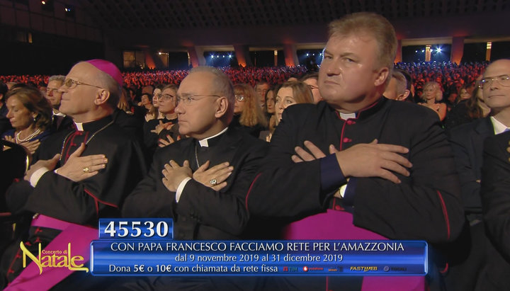Catholic bishops and cardinals participate in the "catechism" of Pachamama. Photo: gloria.tv