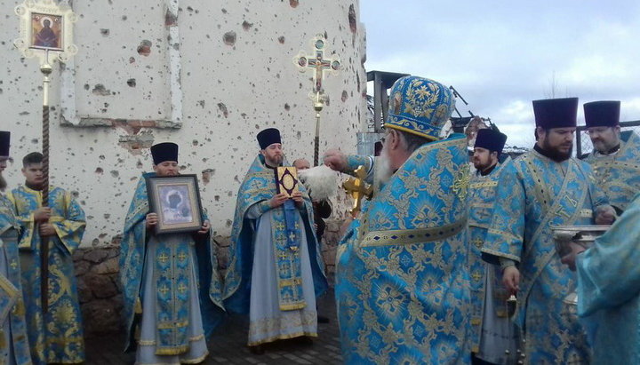 Іверський монастир в Донецьку, що відроджується, відзначив престольне свято