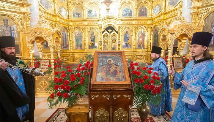 В Одессе пребывает чудотворная икона «Всецарица», написанная на Афоне