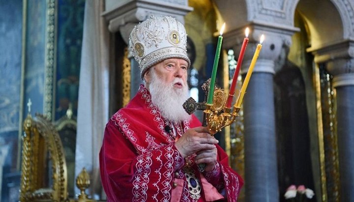 Філарет просить включити у ТВ-трансляції службу з Володимирського собору