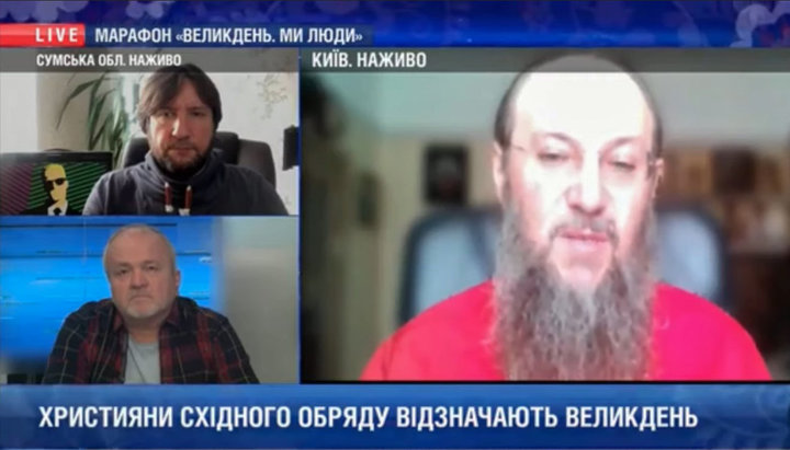 Митрополит Антоний принял участие в телемарафоне «Пасха. Мы люди»