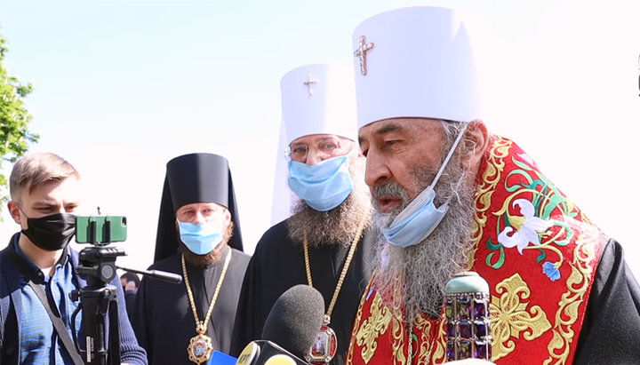 Предстоятель УПЦ Блаженніший Митрополит Київський і всієї України Онуфрій. Фото: скріншот відео на YouTube-каналі СПЖ