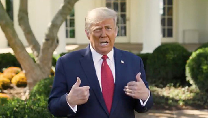 Trump calls his coronavirus infection "a blessing from God"