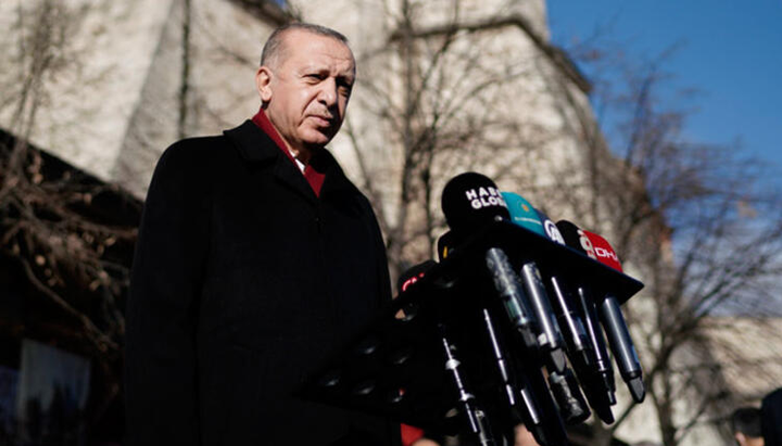 Erdogan calls conversion of Hagia Sophia into a mosque the "crown" of 2020