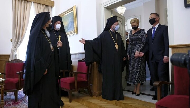 Patriarch Bartholomew has a "cordial conversation" with President of Poland