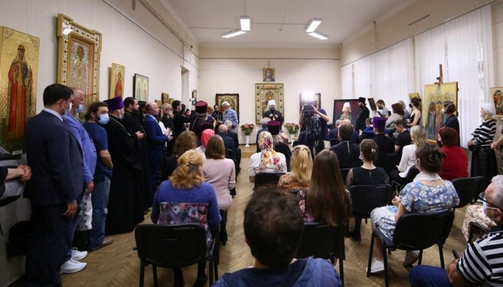Виставка церковної творчості в Харківському художньому музеї. Фото: eparchia.kharkov.ua