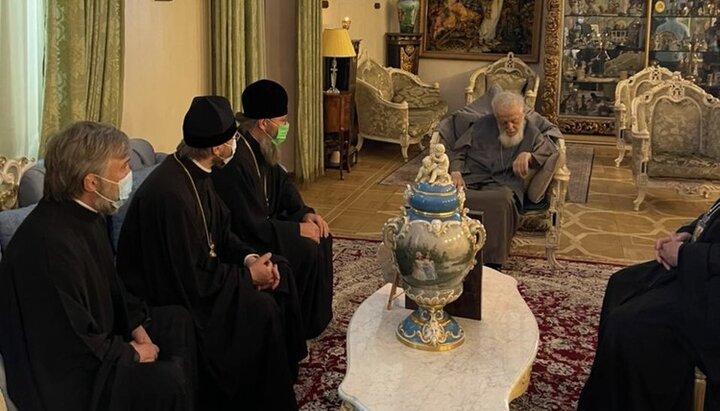 UOC Chancellor meets with Patriarch Ilia of Georgia