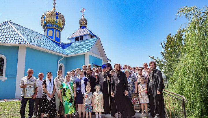 В Ізюмській єпархії освятили храм на честь Успіння Пресвятої Богородиці