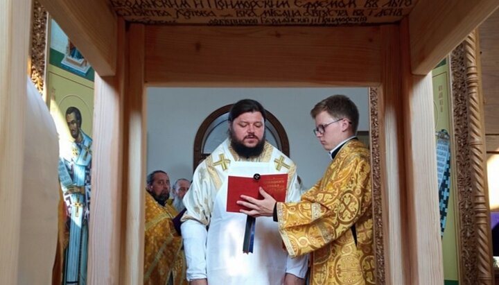У Бердянській єпархії освятили храм УПЦ на честь святого князя Володимира