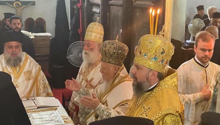 Συλλείτουργο Οικουμενικού και Πατρ. Αλεξανδρείας με Ντουμένκο στην Ίμβρο