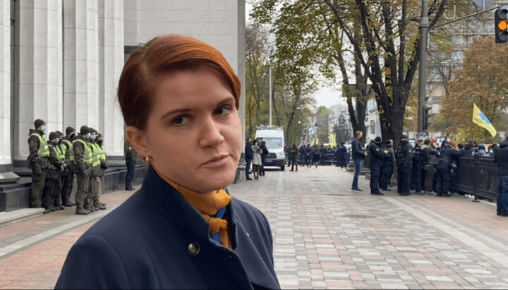 Нардеп обвинила мирян УПЦ в организации акции против вакцинации в Киеве