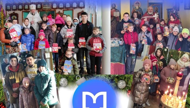 На Рождество «Миряне» Херсонщины организовали благотворительную акцию. Фото: Facebook-страница ОС «Миряне»