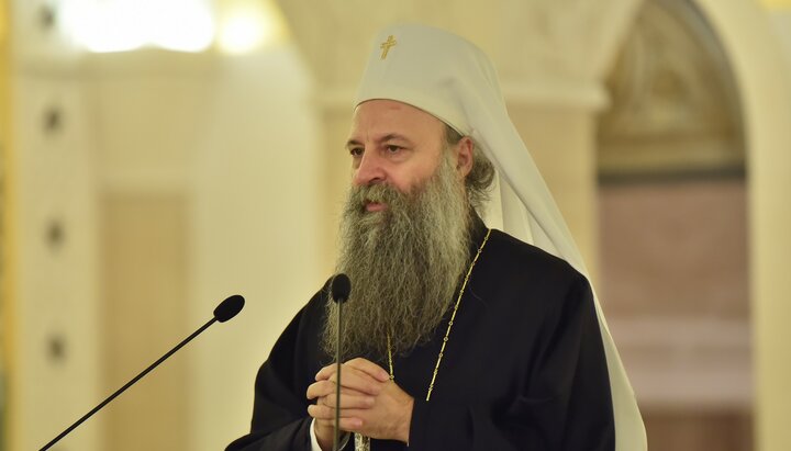 У Сербській Церкві спростували новину про візит Патріарха Порфирія на Фанар