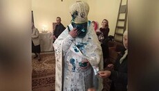 В Стрые священнику плеснули зеленкой в лицо во время Литургии