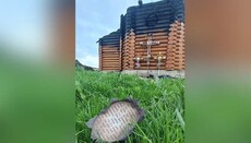 Той же ночью храм был сожжён крещенными православными христианами