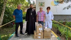 В Полтавской епархии передали гумпомощь детям-сиротам и переселенцам