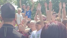 Ostapye residents "transfer" UOC community to OCU