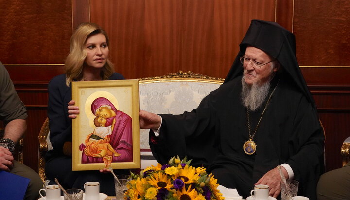 Елена Зеленская встретилась с патриархом Варфоломеем на Фанаре