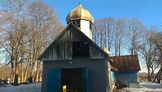У Мережі з'явилося відео зі спаленого храму УПЦ у Курному