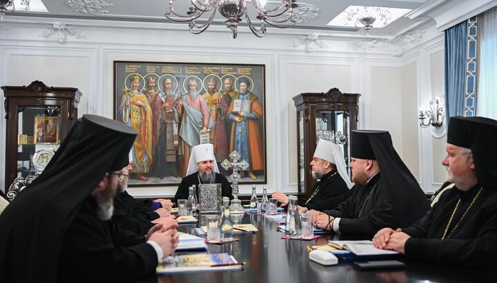 The OCU "Synod" headed by Dumenko. Photo: pomisna.info