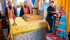 Блаженнейший освятил новые антиминсы в монастыре Феофании