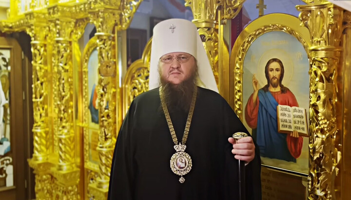 Metropolitan Theodosy (Snigirev) of Cherkasy and Kaniv. Photo: a video screenshot of the YouTube channel "Cherkaskyi Blagovisnik".