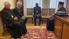 Head of DECR UOC meets with a WCC delegation